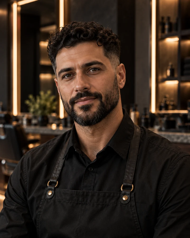 Amir Benali, fictional demo barber